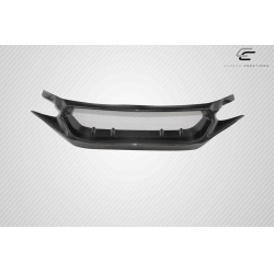 2016-2021 Honda Civic Carbon Creations Type JS Grille - 1 Piece image - 14