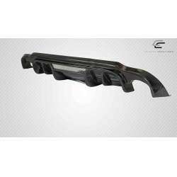 2014-2017 Infiniti Q50 Carbon Creations Lightspeed Rear Diffuser - 1 Piece image - 11