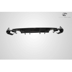 2017-2022 Infiniti Q60 Carbon Creations J Spec Rear Diffuser - 3 Piece image - 15