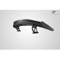 2014-2023 Porsche Cayman 718 Carbon Creations GT4 Look Rear Wing Spoiler - 3 Piece image - 12