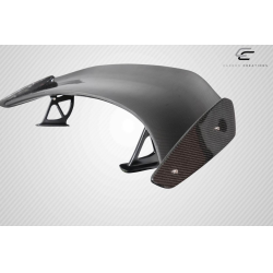 2014-2023 Porsche Cayman 718 Carbon Creations GT4 Look Rear Wing Spoiler - 3 Piece image - 15