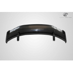 2014-2023 Porsche Cayman 718 Carbon Creations GT4 Look Rear Wing Spoiler - 3 Piece image - 18
