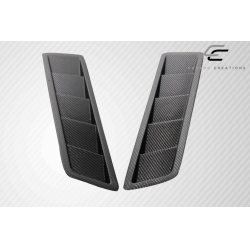 Universal Carbon Creations Race Hood Louver Vents - 2 Piece image - 14