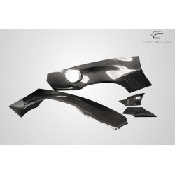 2010-2015 Chevrolet Camaro Carbon Creations RBS Wide Body Rear Fender Flares - 4 Piece image - 13
