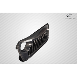 2018-2025 Jeep Wrangler JL Gladiator JT Carbon Creations Predator Grille - 1 Piece image - 13