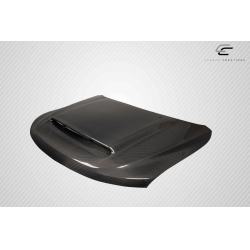 2011-2022 Jeep Grand Cherokee Carbon Creations Demon Look Hood - 1 Piece image - 9