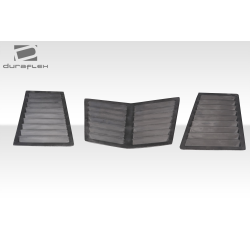 1997-2004 Chevrolet Corvette C5 / 2005-2009 Ford Mustang Duraflex GT1 Hood Vents - 3 Piece image - 8
