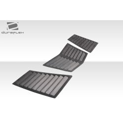 1997-2004 Chevrolet Corvette C5 / 2005-2009 Ford Mustang Duraflex GT1 Hood Vents - 3 Piece image - 9