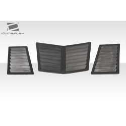 2005-2013 Chevrolet Corvette C6 Duraflex GT1 Hood Vents - 3 Piece image - 7