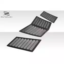 2005-2013 Chevrolet Corvette C6 GT1 Hood Vents - 3 Piece image - 8