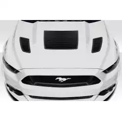 2015-2017 Ford Mustang GT1 Hood Vents - 3 Piece image - 5