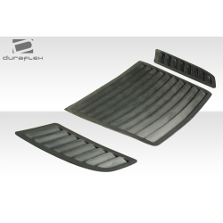 2015-2017 Ford Mustang Duraflex GT1 Hood Vents - 3 Piece image - 7