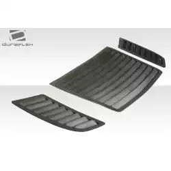 2015-2017 Ford Mustang GT1 Hood Vents - 3 Piece image - 7