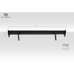 Universal BMW Duraflex GTS Look Rear Wing Spoiler - 3 Piece image - 13