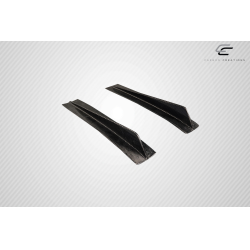 2003-2006 Mitsubishi Lancer Evolution 8 9 Carbon Creations VRS Rear Diffuser - 3 Pieces image - 17