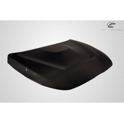 2017-2022 Infiniti Q60 Carbon Creations GTS Look Hood - 1 Piece image - 12