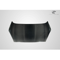 2014-2019 Ford Fiesta Carbon Creations OEM Look Hood - 1 Piece image - 6