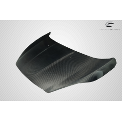 2014-2019 Ford Fiesta Carbon Creations OEM Look Hood - 1 Piece image - 7