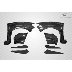 2015-2021 Subaru WRX STI Carbon Creations VRS Wide Body Front Fenders - 8 Piece image - 10
