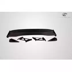 2002-2007 Mitsubishi Lancer 2003-2006 Mitsubishi Lancer Evolution 8 9 VTX Trunk Lid Spoiler - 5 Piece image - 8