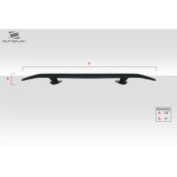 Universal Duraflex K5 Rear Wing Spoiler - 1 Piece image - 13