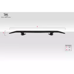 Universal K5 Rear Wing Spoiler - 1 Piece image - 14