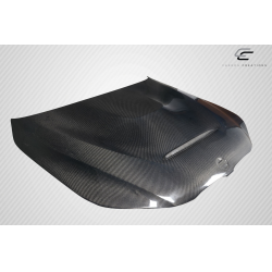 2004-2010 BMW 5 Series E60 E61 Carbon Creations GTS Look Hood - 1 Piece image - 10