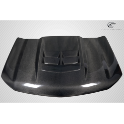 2019-2023 Chevrolet Silverado 1500 Carbon Creations ZL1 Look Hood - 1 Piece image - 9