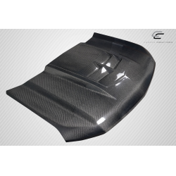 2019-2023 Chevrolet Silverado 1500 Carbon Creations ZL1 Look Hood - 1 Piece image - 10