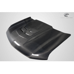 2019-2023 Chevrolet Silverado 1500 Carbon Creations ZL1 Look Hood - 1 Piece image - 11