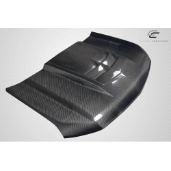 2019-2023 Chevrolet Silverado 1500 Carbon Creations ZL1 Look Hood - 1 Piece image - 13