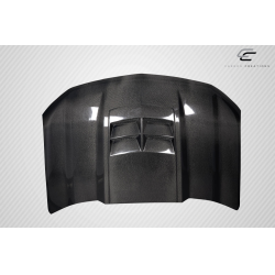 2019-2023 Chevrolet Silverado 1500 Carbon Creations ZL1 Look Hood - 1 Piece image - 14