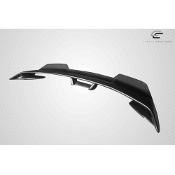 2015-2023 Ford Mustang Coupe Carbon Creations Performance PP1 Wicker Rear Wing Spoiler - 1 Piece image - 15