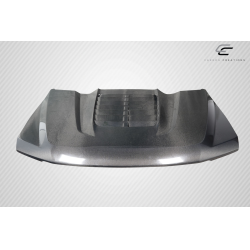 2017-2022 Ford Super Duty F250 F350 F450 Carbon Creations GT500 V2 Look Hood - 1 Piece image - 10