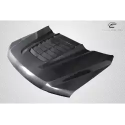 2017-2022 Ford Super Duty F250 F350 F450 GT500 V2 Look Hood - 1 Piece image - 11