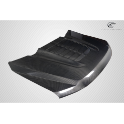 2017-2022 Ford Super Duty F250 F350 F450 Carbon Creations GT500 V2 Look Hood - 1 Piece image - 12