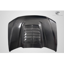 2017-2022 Ford Super Duty F250 F350 F450 Carbon Creations GT500 V2 Look Hood - 1 Piece image - 14