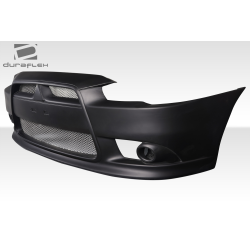 2008-2017 Mitsubishi Lancer Duraflex Ralliart Look Front Bumper - 1 Piece image - 8