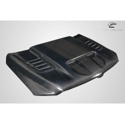 2019-2025 Dodge Ram 1500 Carbon Creations TRX Look Hood - 1 Piece image - 9