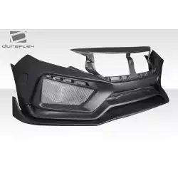 2016-2021 Honda Civic 4DR RBT Widebody Look Front Bumper - 1 Piece image - 9