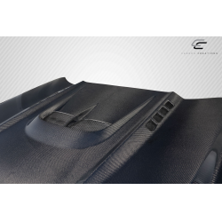 2015-2017 Ford Mustang Carbon Creations Kryptonic Hood - 1 Piece image - 16