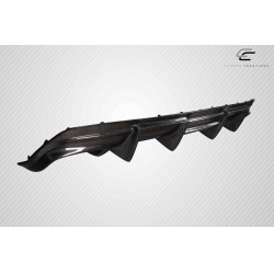 2014-2016 Mercedes CLA Class Carbon Creations Zex Rear Diffuser - 1 Piece image - 10