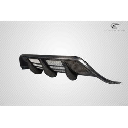 2009-2011 Nissan GT-R R35 Carbon Creations Malve Rear Diffuser - 1 Piece image - 6