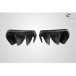 2014-2019 Chevrolet Corvette C7 Carbon Creations GTR Rear Diffuser - 2 Pieces image - 9
