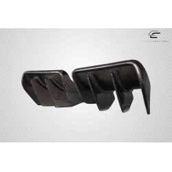 2014-2019 Chevrolet Corvette C7 Carbon Creations GTR Rear Diffuser - 2 Pieces image - 10