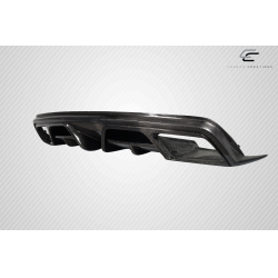 2014-2016 Mercedes CLA Class Carbon Creations Burnout Rear Diffuser - 1 Piece image - 6