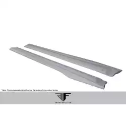 2013-2016 Porsche Cayman GT4 981 AF-1 Side Skirt Splitters ( GFK ) - 2 Piece image - 6