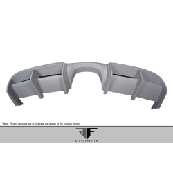 2013-2016 Porsche Cayman GT4 981 AF-1 Rear Diffuser ( GFK ) - 1 Piece image - 8