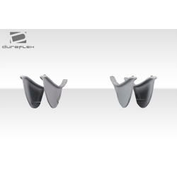 2005-2009 Ferrari F430 AF-1 Rear Diffuser Fins (GFK) - 4 Piece image - 8