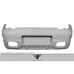 2009-2011 Porsche 911 Carrera 997 AF-1 Rear Bumper (GFK) - 1 Piece (S) image - 5